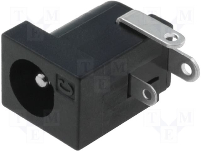Гнездо захранване FC68148 Гнездо; захранващ DC; мъжки; 5,5mm; 2,1mm; ъглови,с изключвател Захранващи гнезда DC, CLIFF